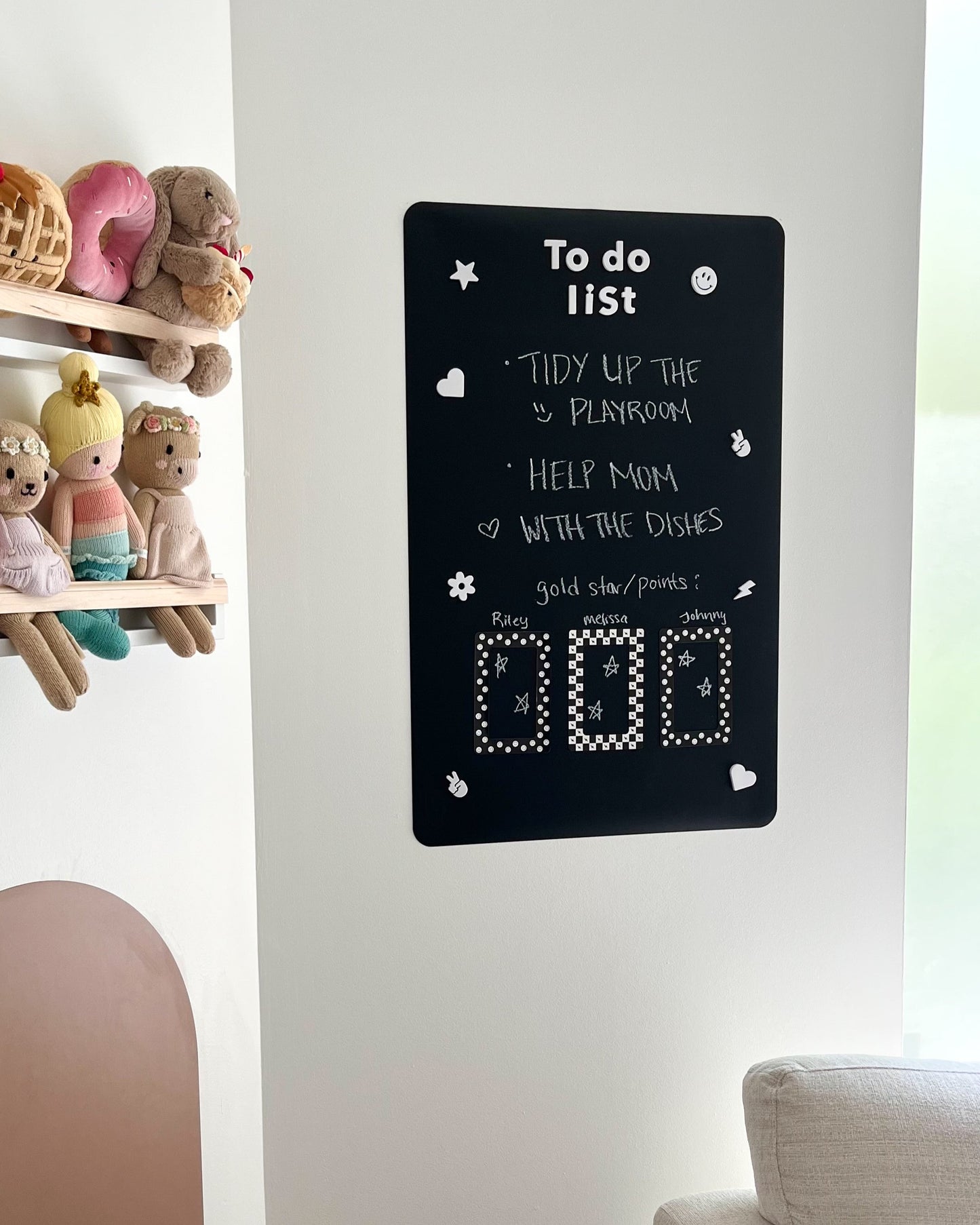 Magic Playwall - Rectangle Magnetic Wall Decal for Kids