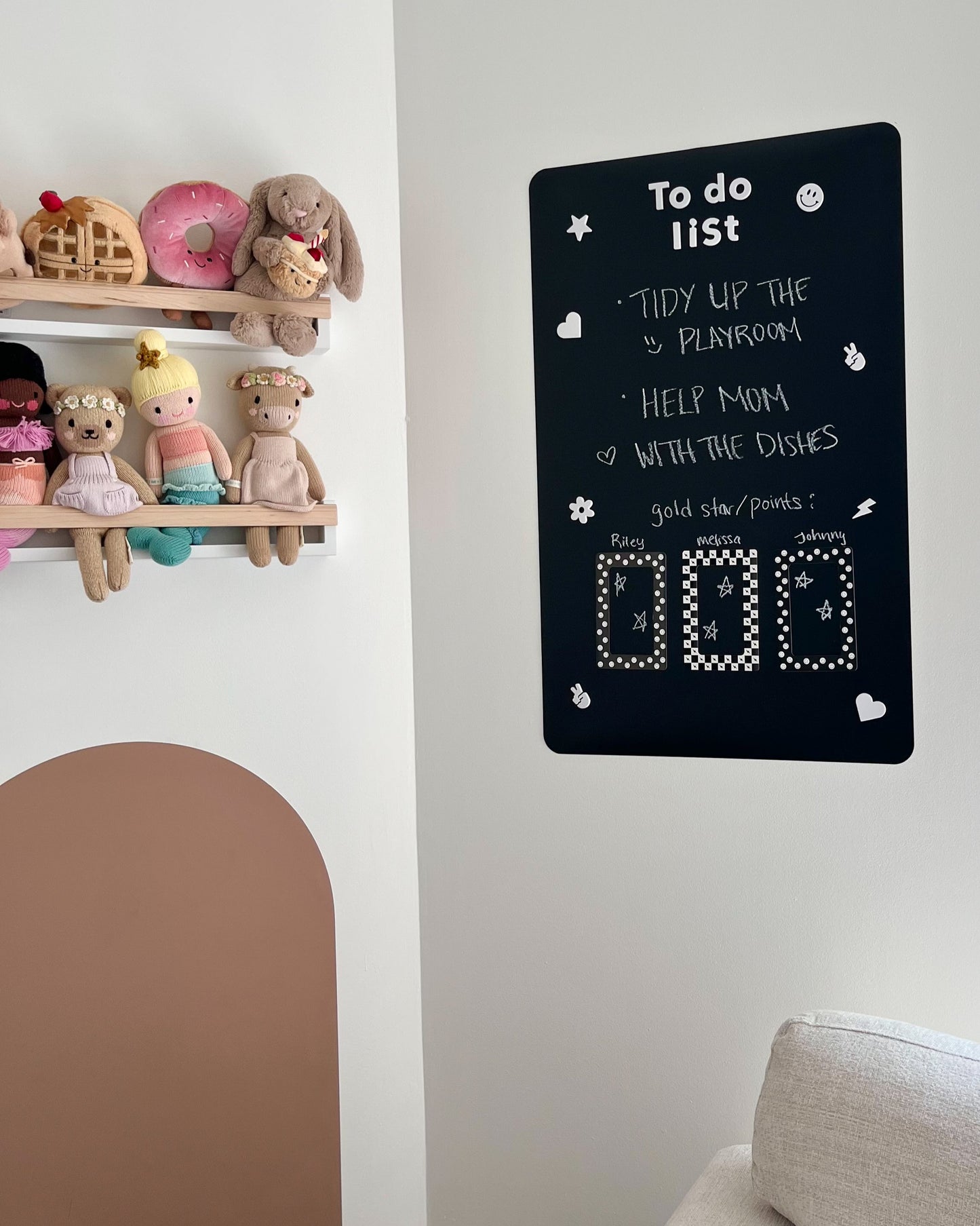 Magic Playwall - Rectangle Magnetic Wall Decal for Kids