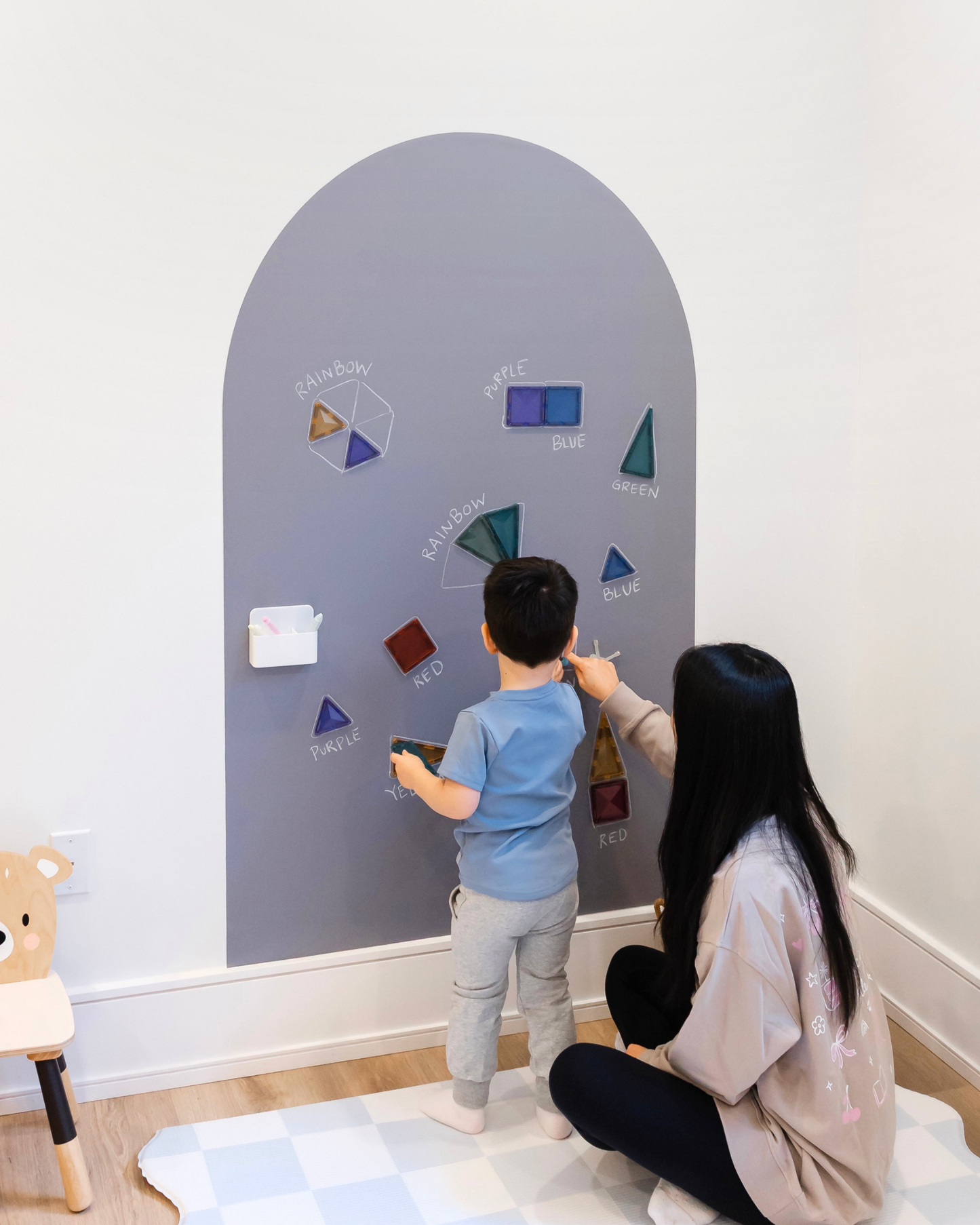 JUMBO Magic Playwall - Arch Magnetic Wall Decal for Kids