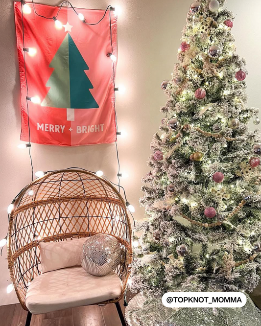 Merry + Bright Banner