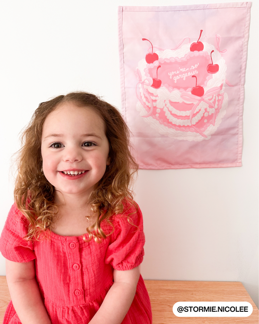 TS Gorgeous / Forever & Ever Reversible Banner