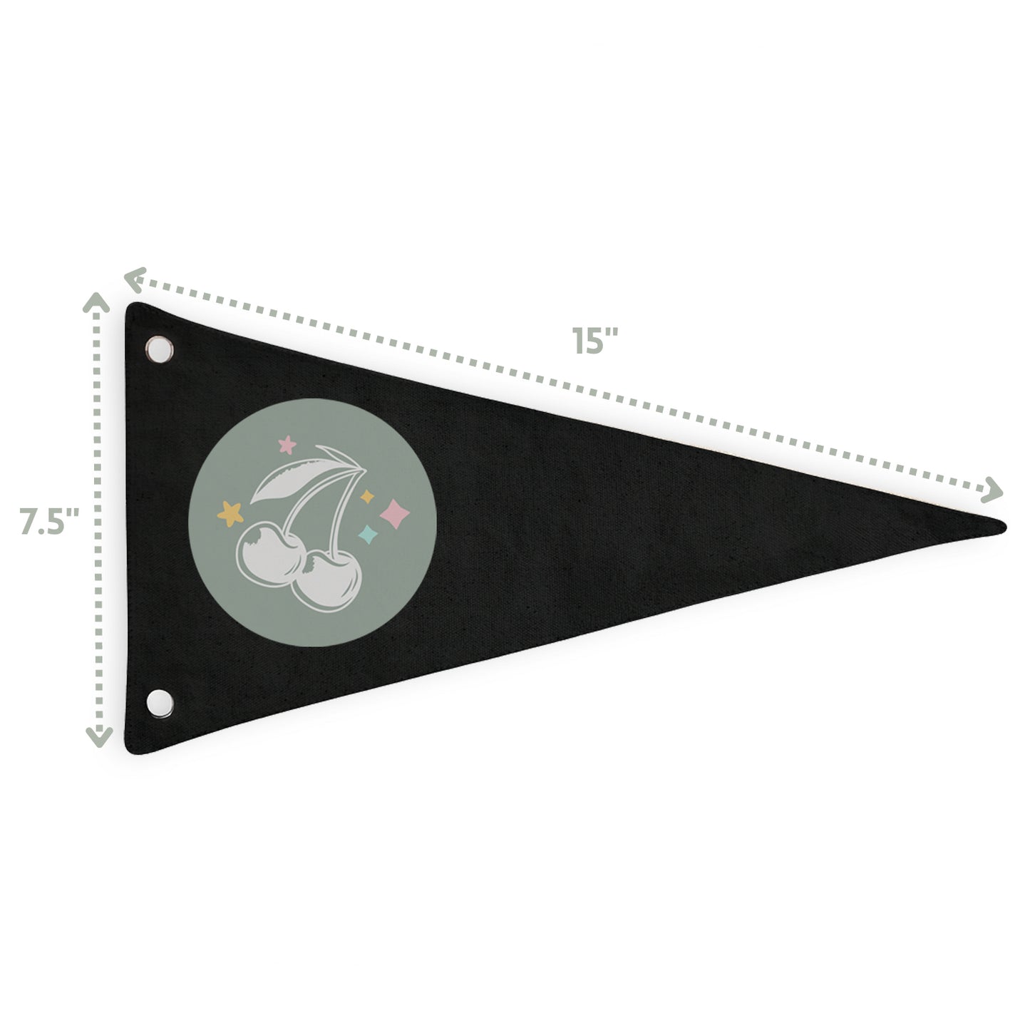 Boo Halloween Canvas Pennant Flag