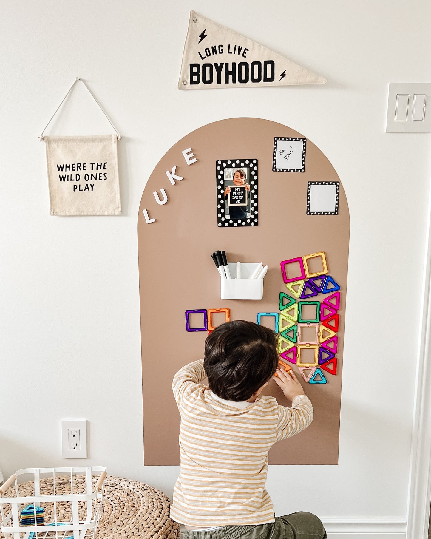 Magic Playwall - Arch Magnetic Wall Decal for Kids