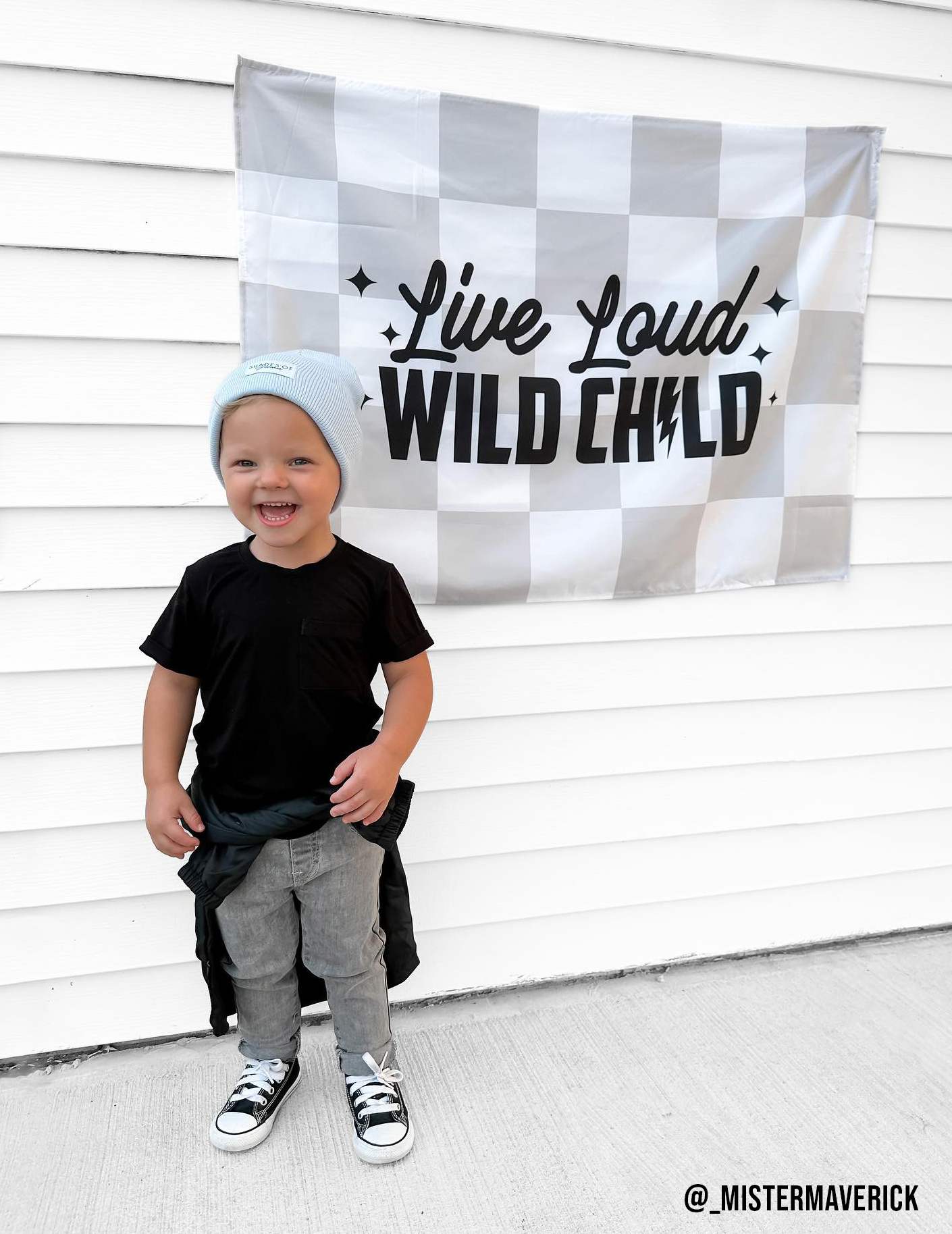 Live Loud Wild Child Banner