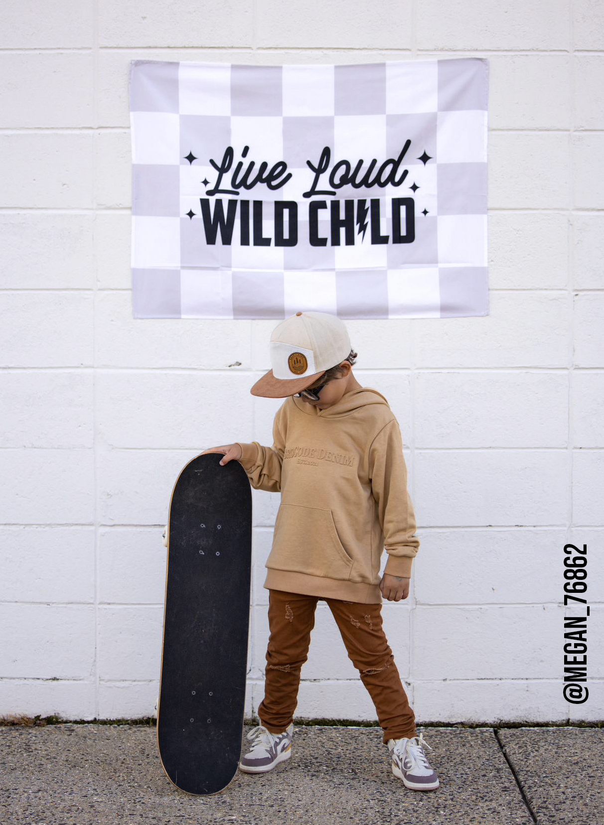 Live Loud Wild Child Banner