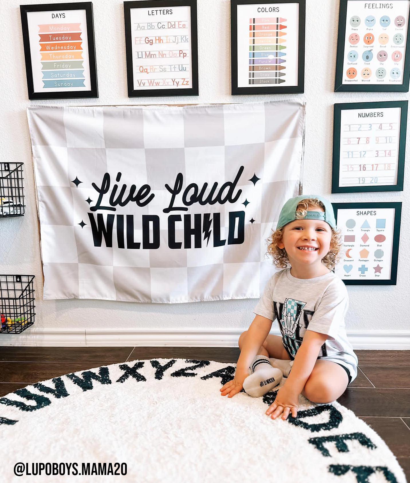 Live Loud Wild Child Banner