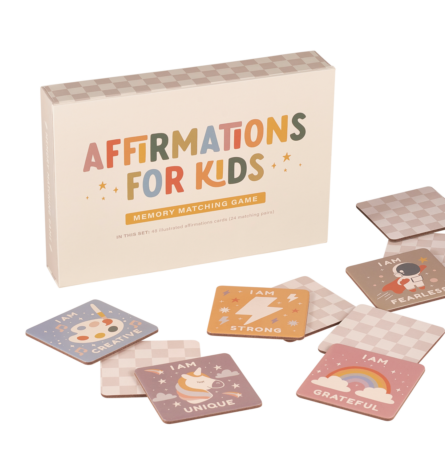 Affirmations for Kids Memory Matching Game