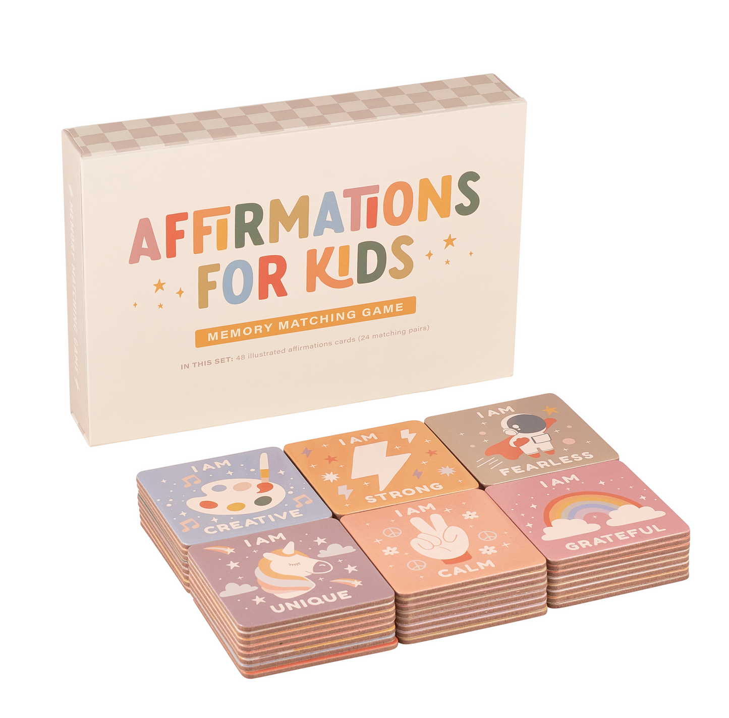 Affirmations for Kids Memory Matching Game