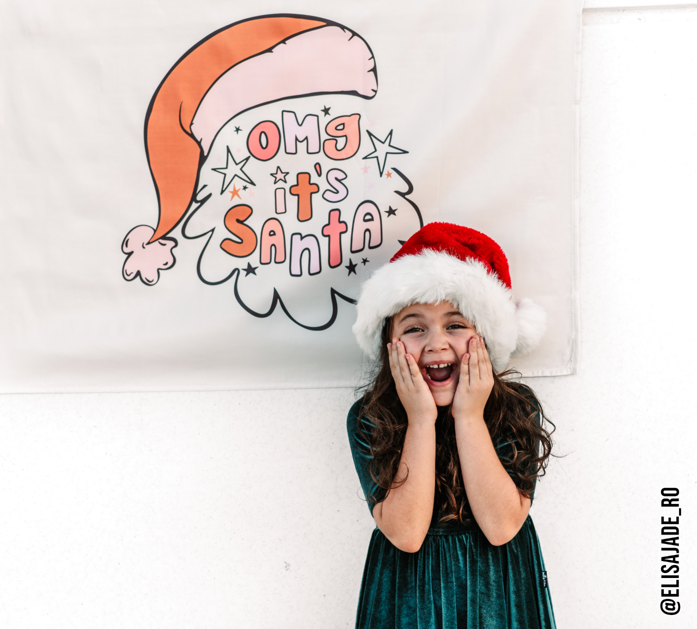 Omg It's Santa Banner
