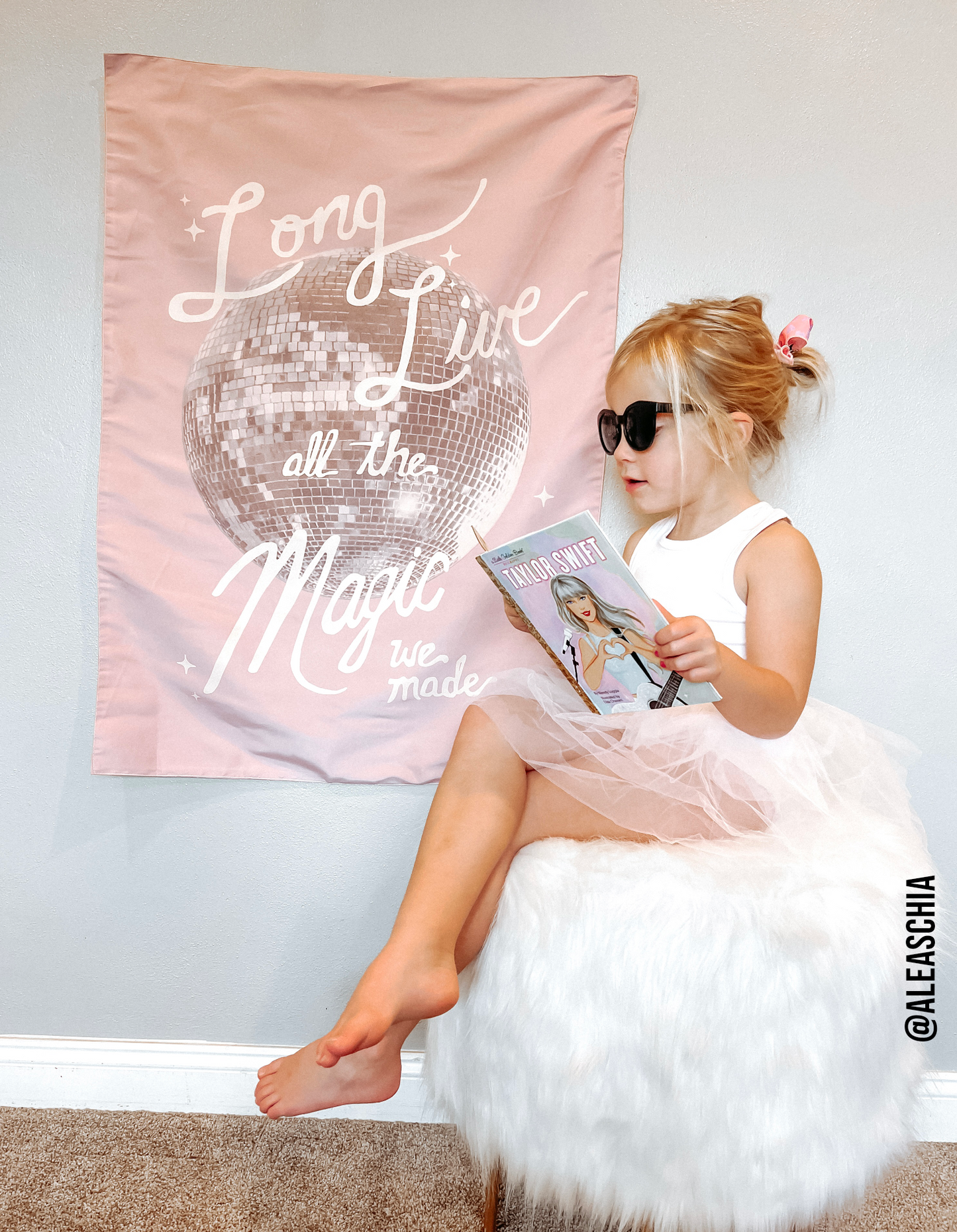 TS Long Live / Never Grow Up Reversible Banner