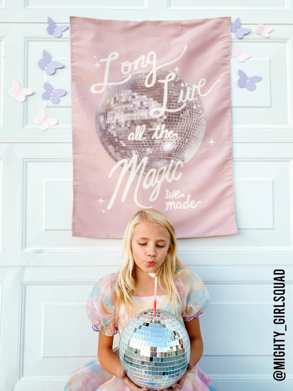 TS Long Live / Never Grow Up Reversible Banner