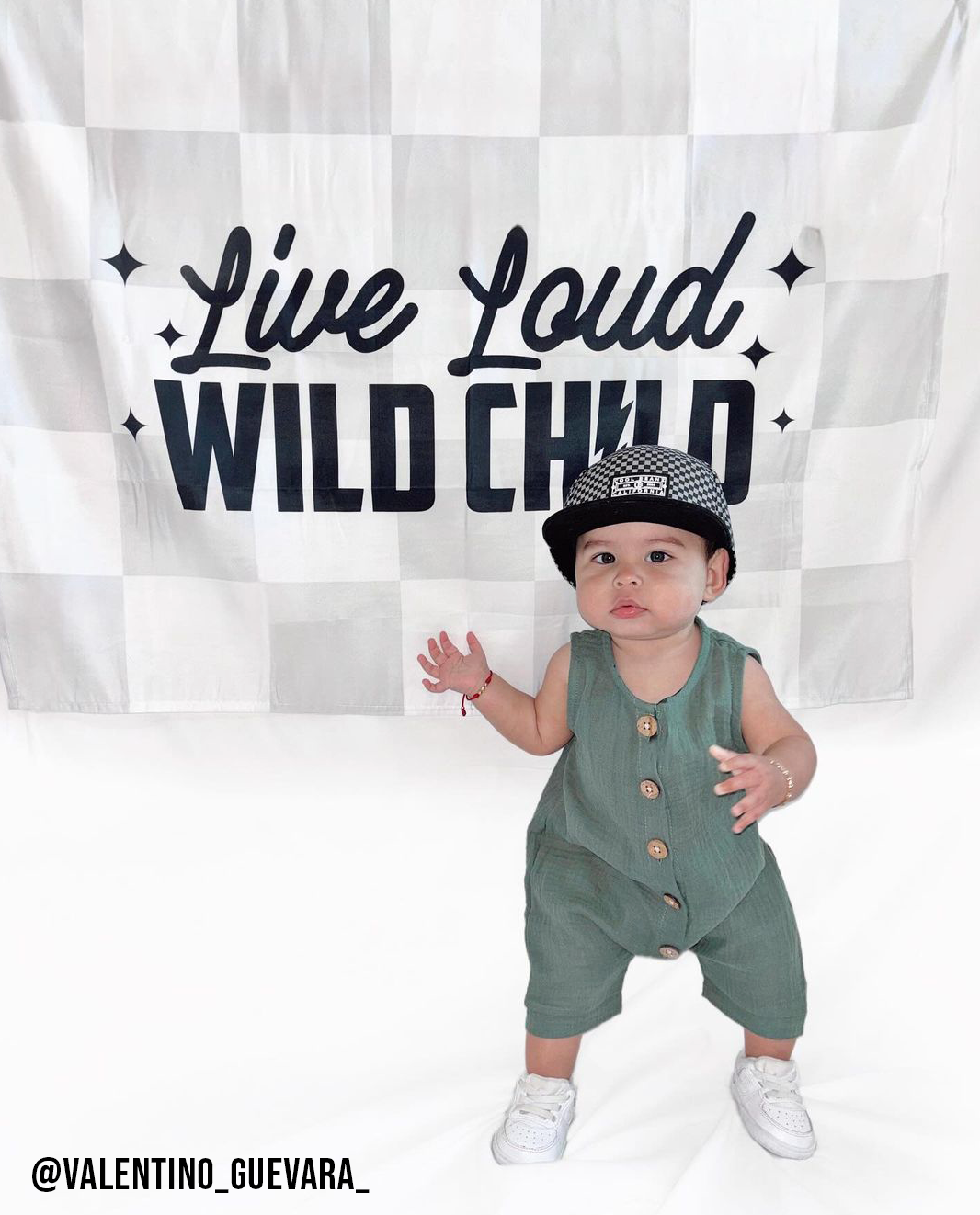 Live Loud Wild Child Banner