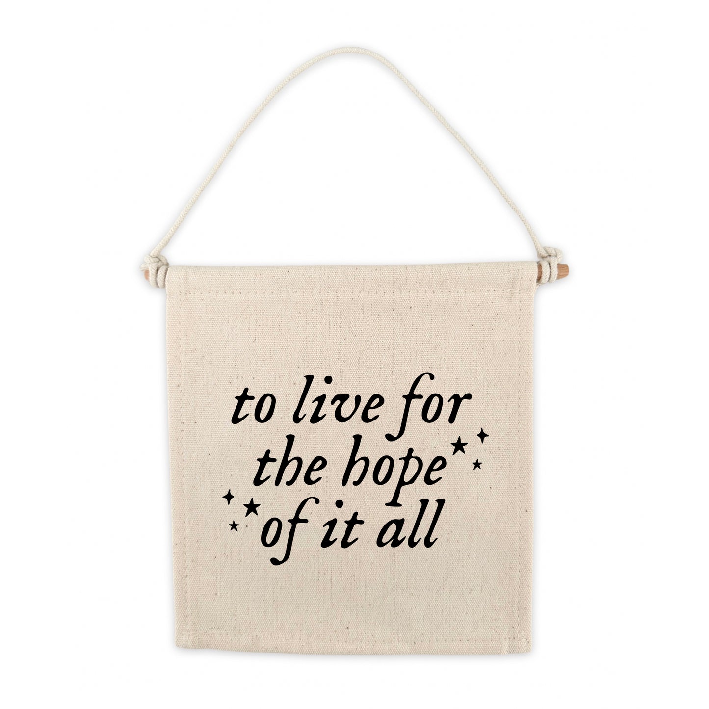 TS To Live For The Hope Of It All Swiftie Canvas Hang Sign