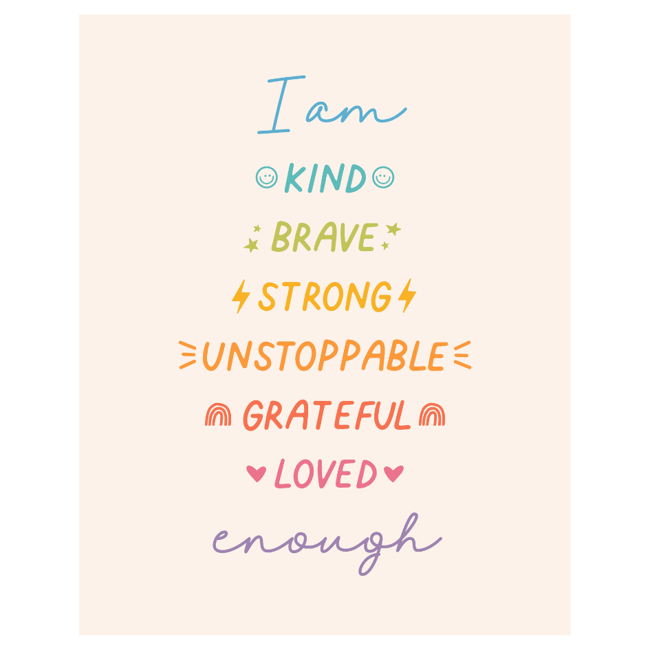 Affirmations Banner (Bright Rainbow) – Cherrypick