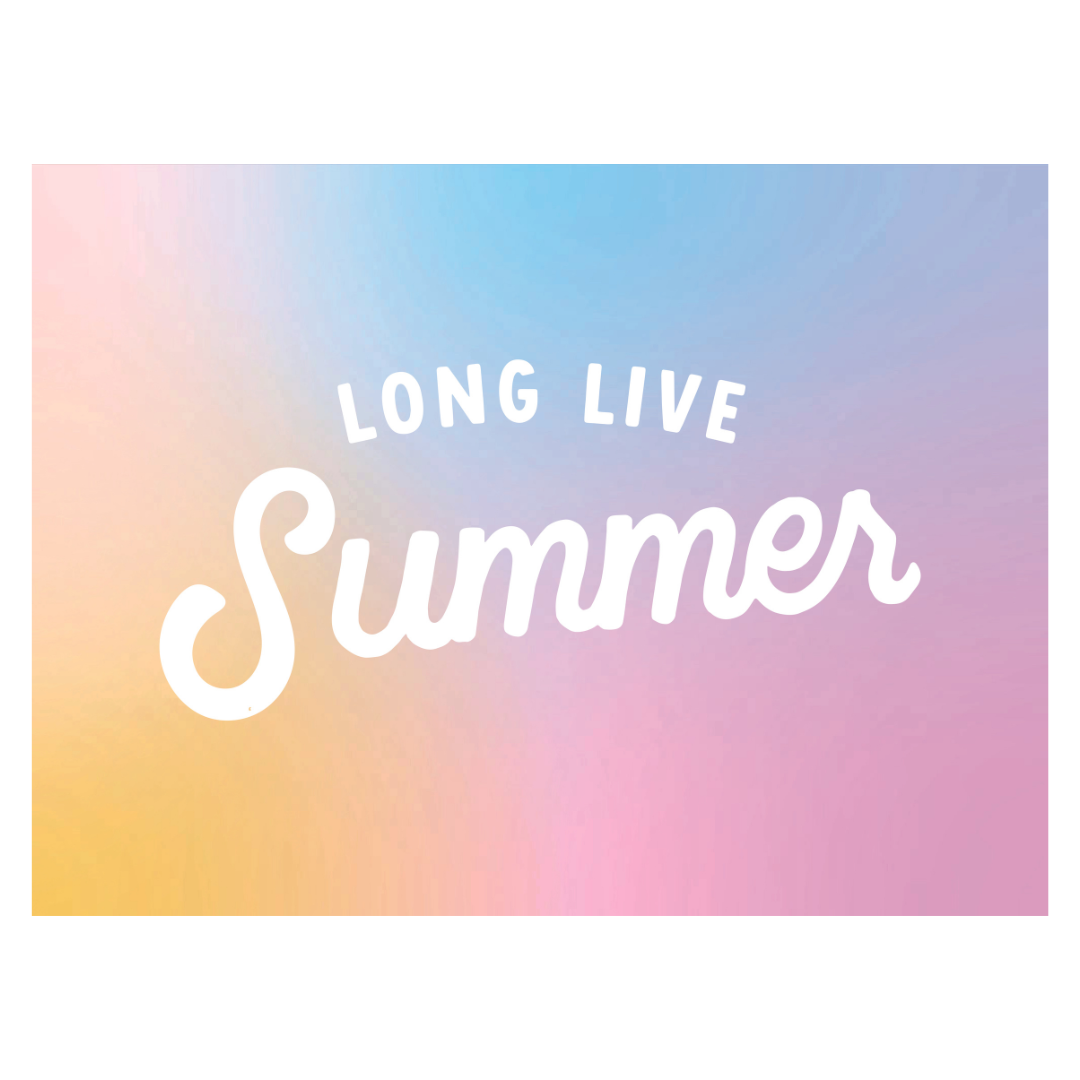 Long Live Summer Banner (Pink)