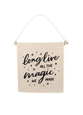TS Long Live All The Magic Swiftie Canvas Hang Sign