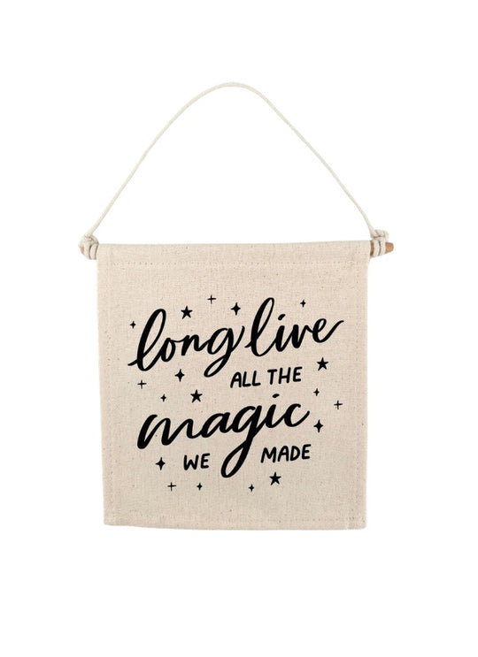 TS Long Live All The Magic Swiftie Canvas Hang Sign