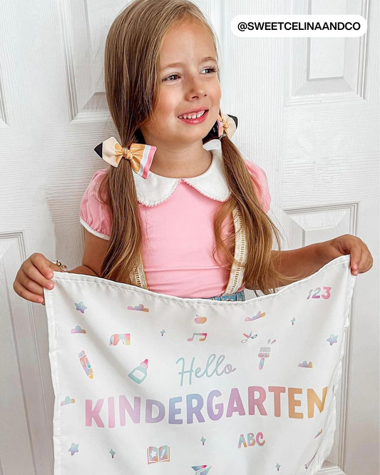 Hello Kindergarten Banner (Light)