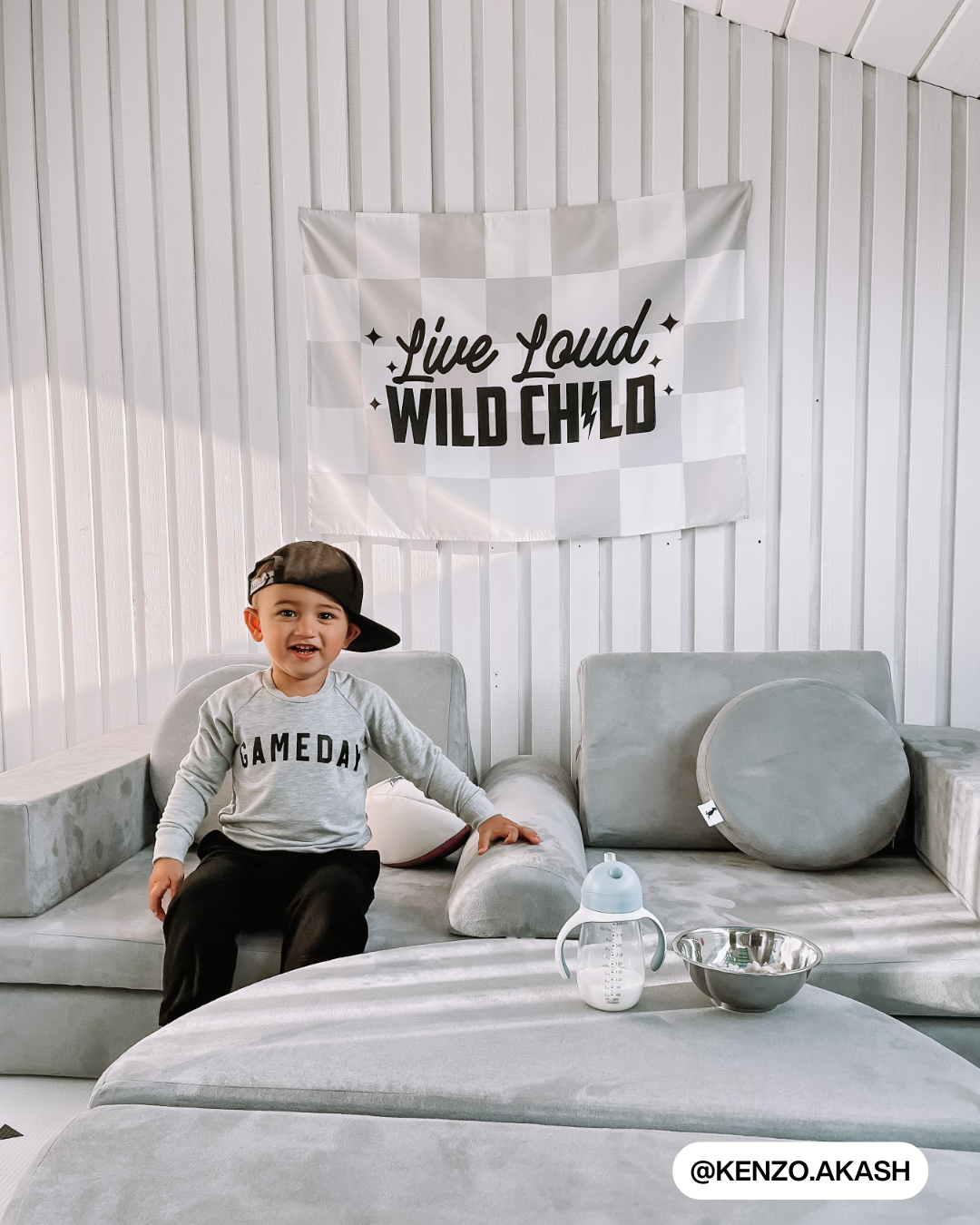 Live Loud Wild Child Banner