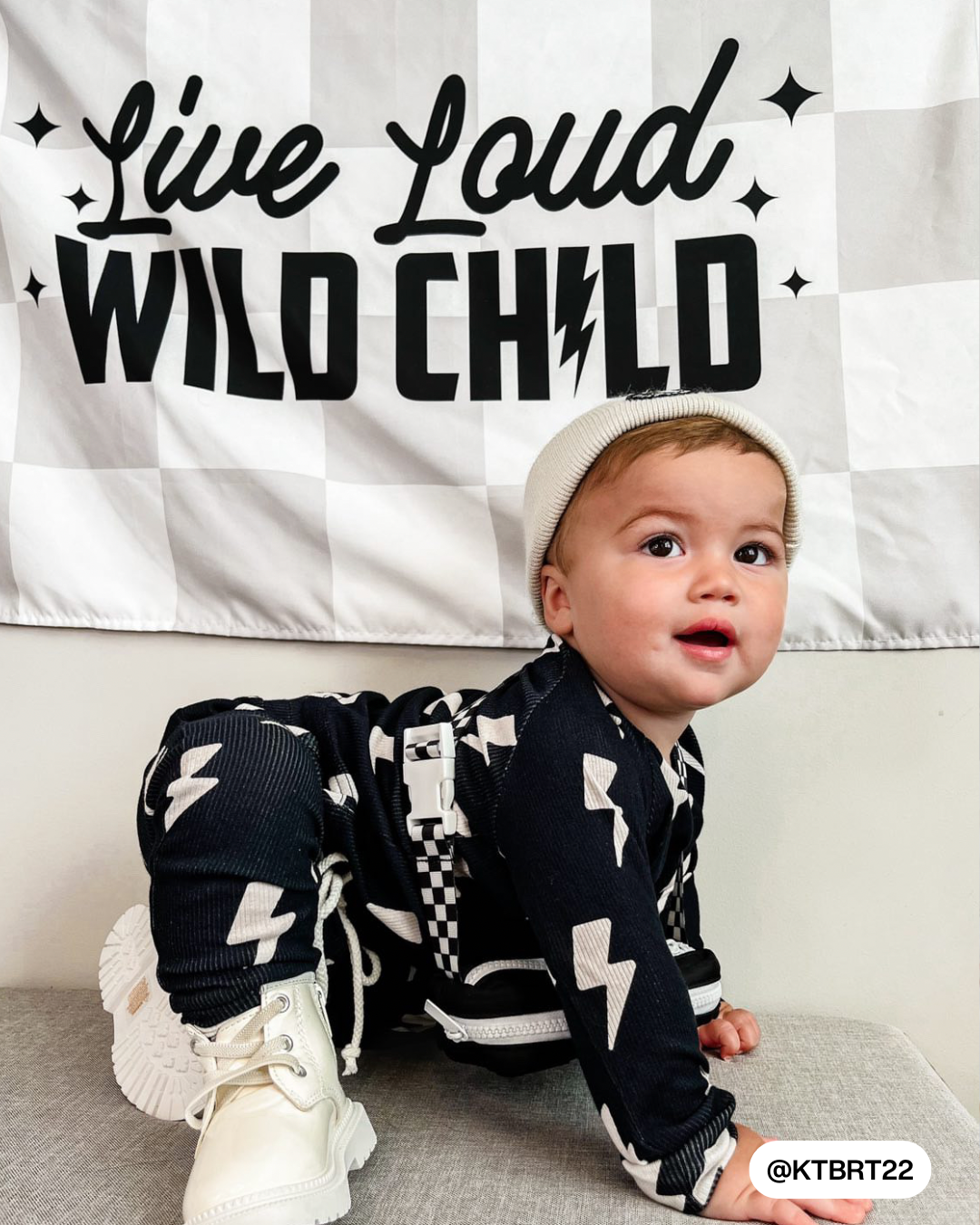 Live Loud Wild Child Banner