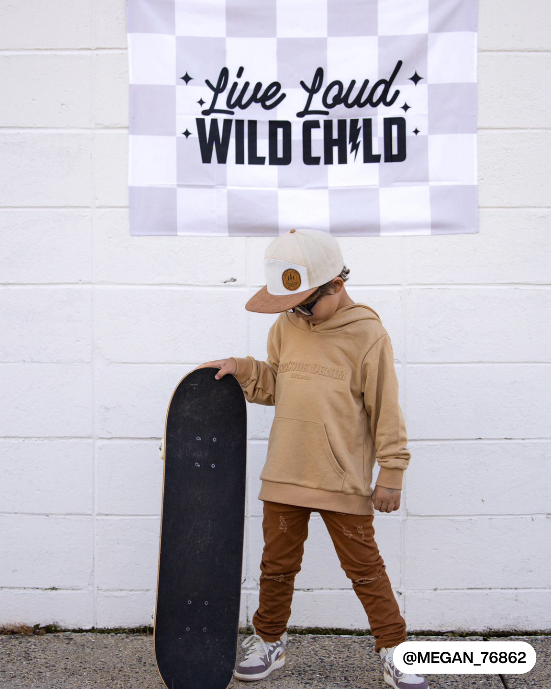Live Loud Wild Child Banner