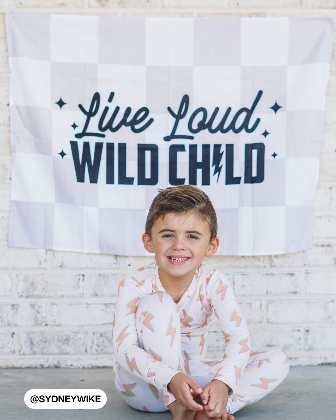 Live Loud Wild Child Banner
