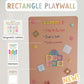 Magic Playwall - Rectangle Magnetic Wall Decal for Kids