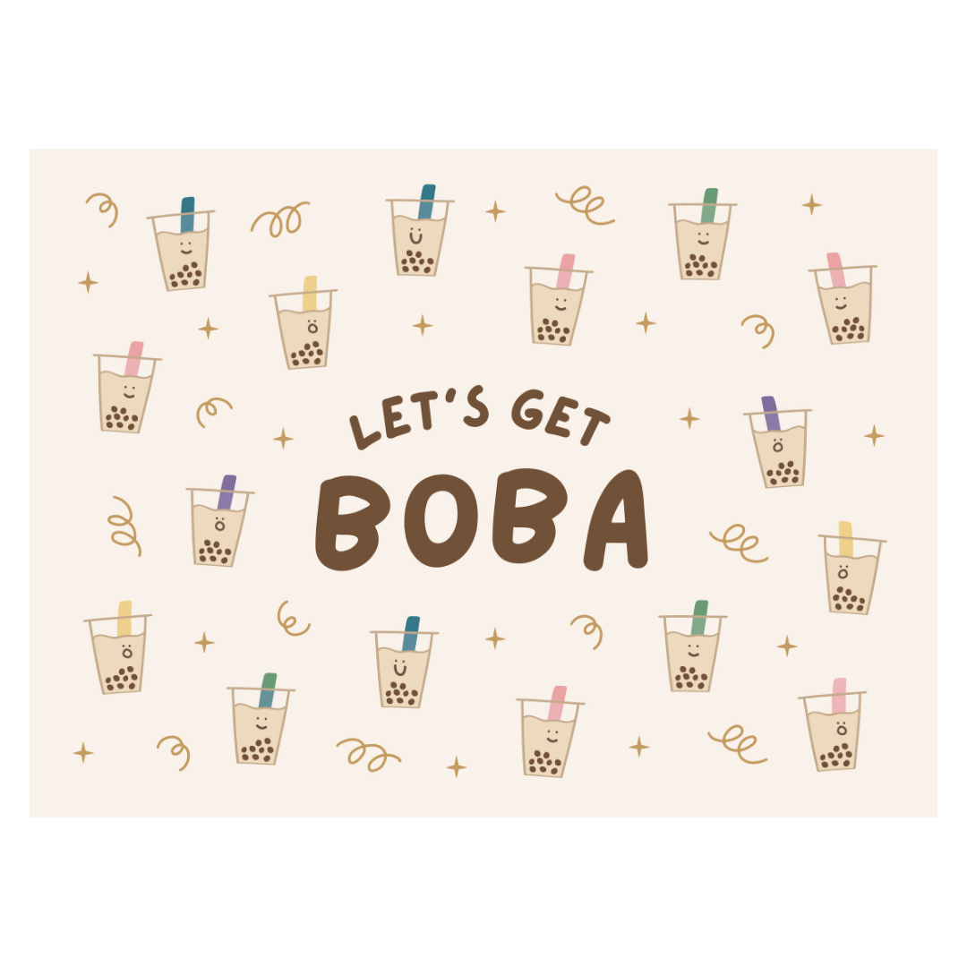 Let's Get Boba Banner