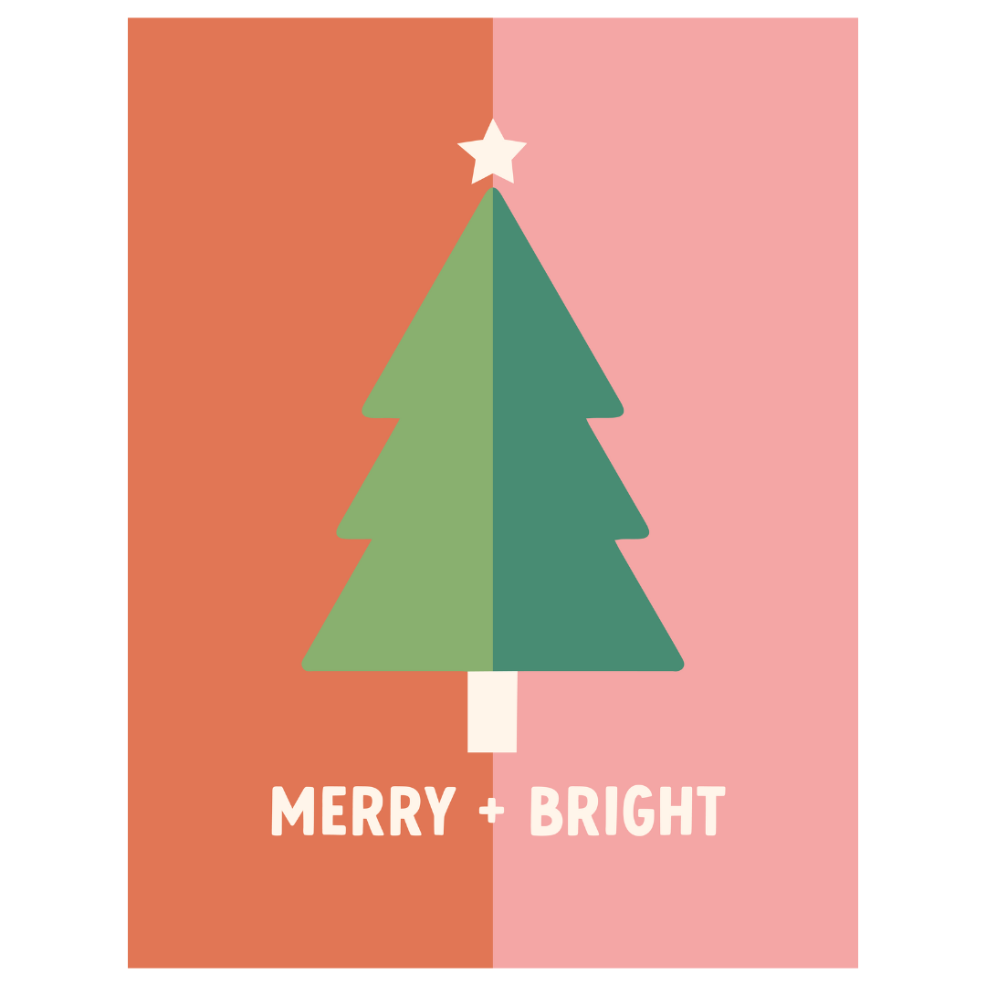 Merry + Bright Banner