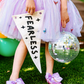 Fearless Canvas Pennant Flag