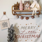 The Most Wonderful Time of The Year Christmas Canvas Hang Sign
