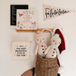 The Most Wonderful Time of The Year Christmas Canvas Hang Sign