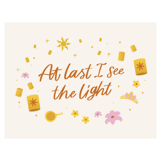 At Last I See The Light (Light) Banner