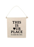 TS This Is Our Place Swiftie Canvas Hang Sign