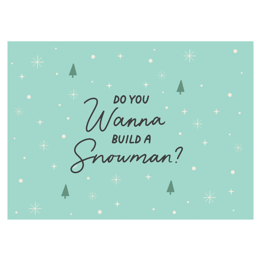 Do You Wanna Build a Snowman Banner