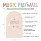 Magic Playwall - Arch Magnetic Art Wall Decal for Kids