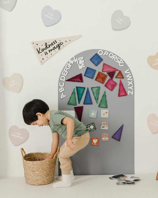 Magic Playwall - Original Arch Magnetic Wall Decal for Kids