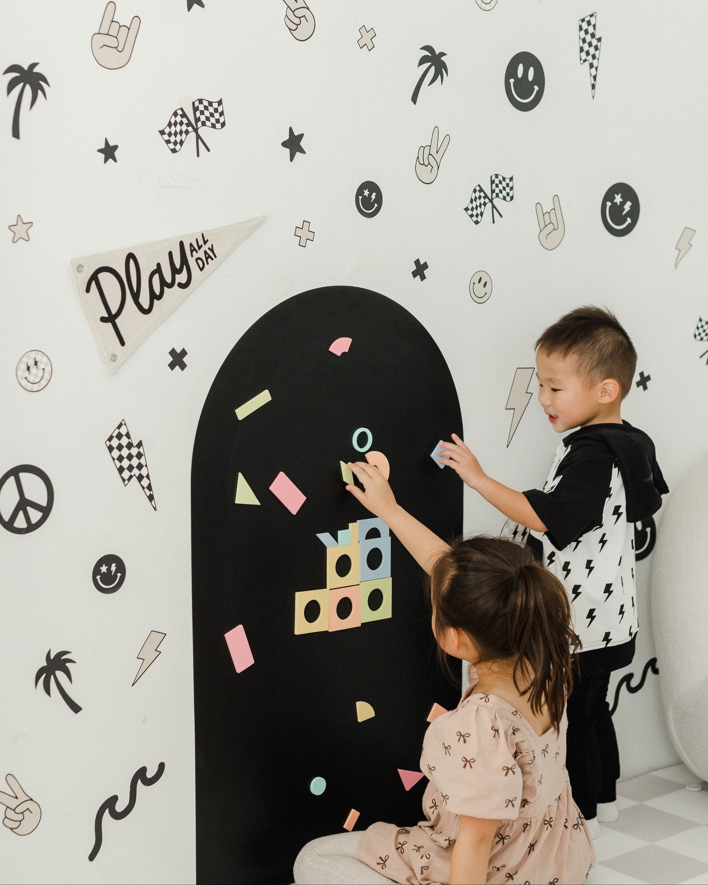 Peel & Stick Fabric Wall Stickers - Boyhood