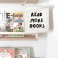Read More Books Canvas Hang Sign