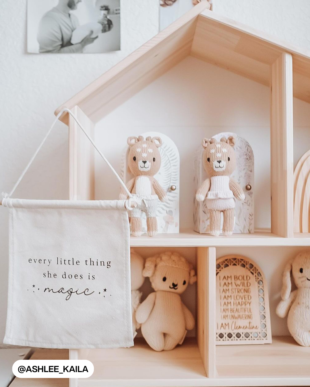 Every Little Thing She Does Is Magic Canvas Hang Sign