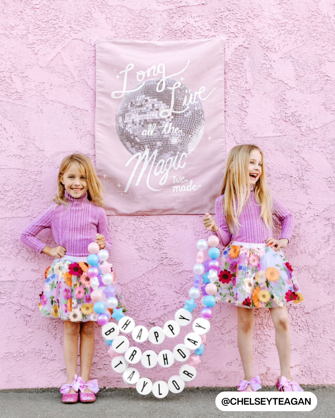 TS Long Live / Never Grow Up Reversible Banner