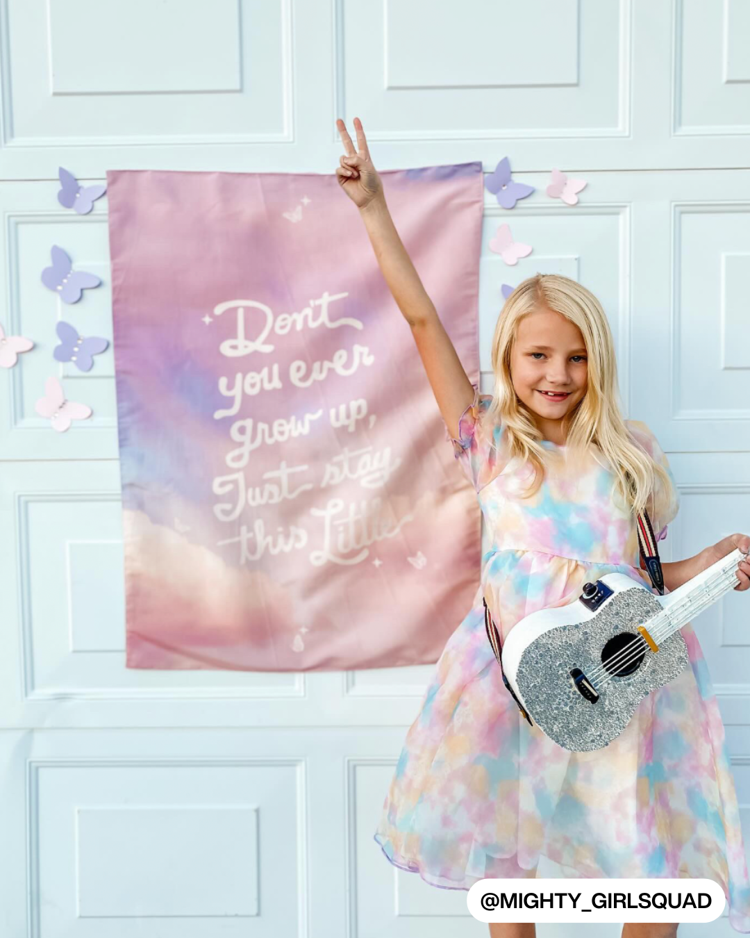 TS Long Live / Never Grow Up Reversible Banner