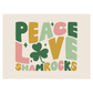 Peace Love Shamrocks Banner