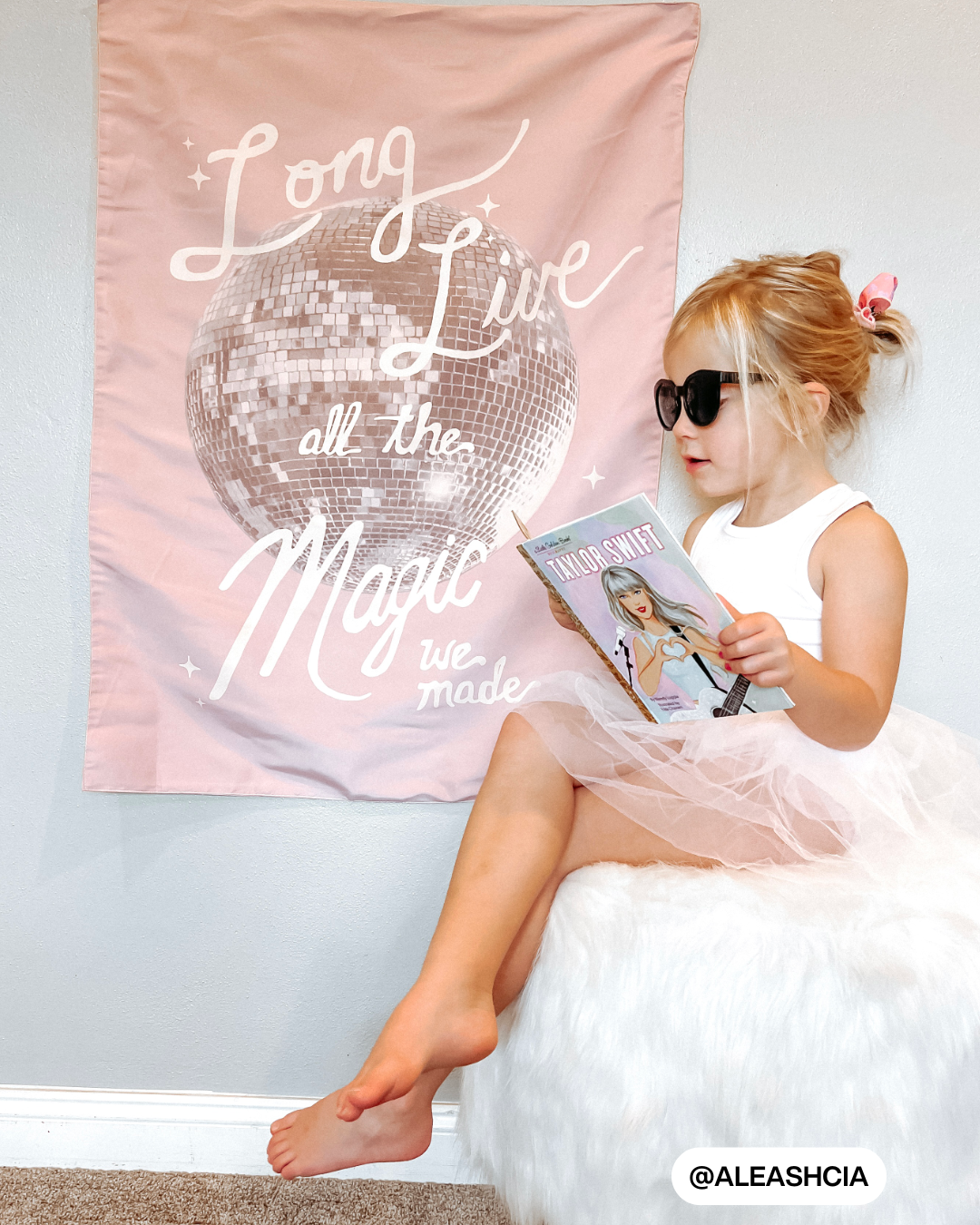 TS Long Live / Never Grow Up Reversible Banner