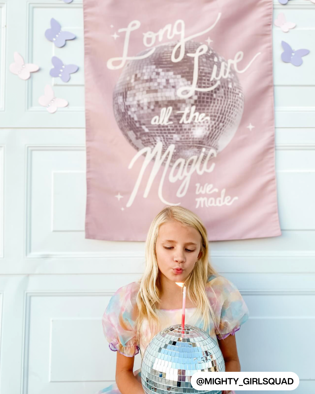 TS Long Live / Never Grow Up Reversible Banner