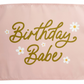 Birthday Babe Banner (Daisies)