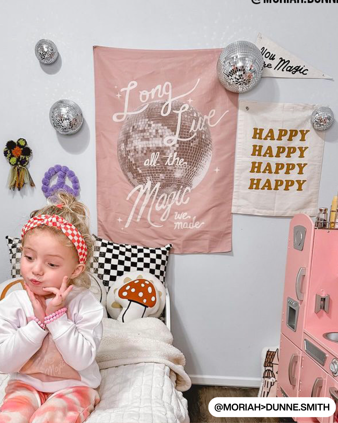 TS Long Live / Never Grow Up Reversible Banner