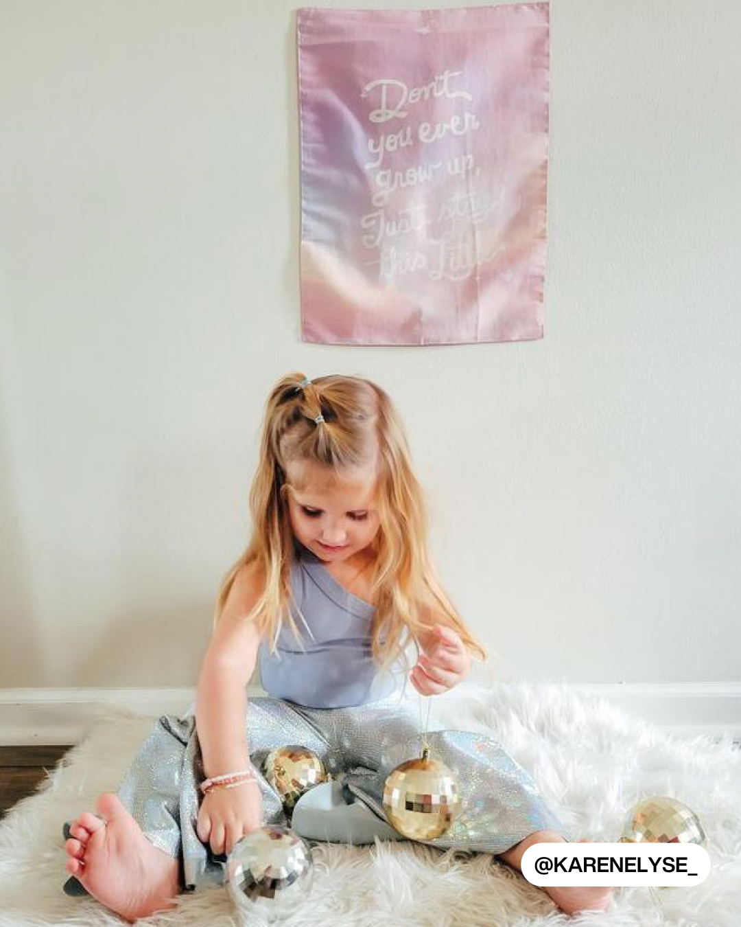 TS Long Live / Never Grow Up Reversible Banner