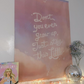 TS Long Live / Never Grow Up Reversible Banner