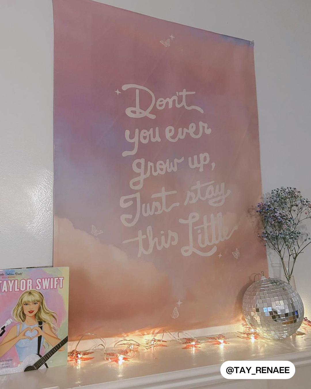 TS Long Live / Never Grow Up Reversible Banner